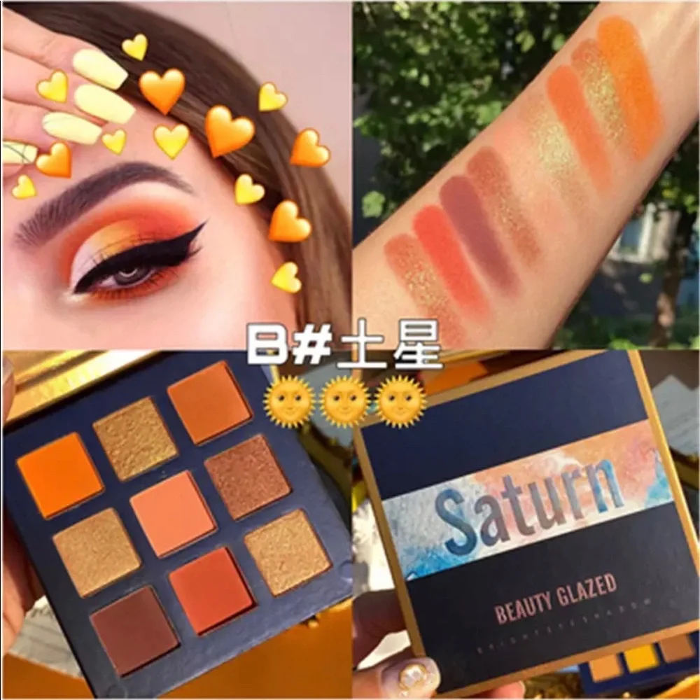 🌺HP Eyeshadow palette shimmer glitter shiny holographic beauty eyes makeup neon